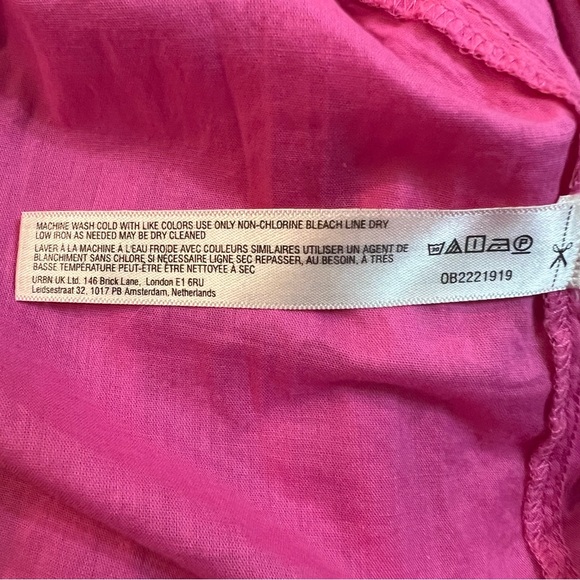 Free-est Chic Bright Beautiful Pink Darcy Ruffle Tiered Mini Dress. Size XS. - Picture 12 of 13